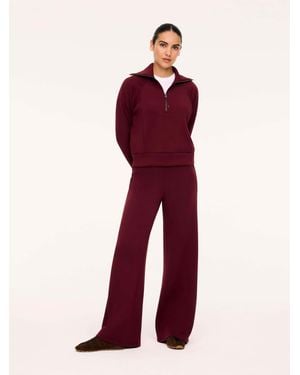 Spanx Airessentials Wide Leg Trousers - Purple