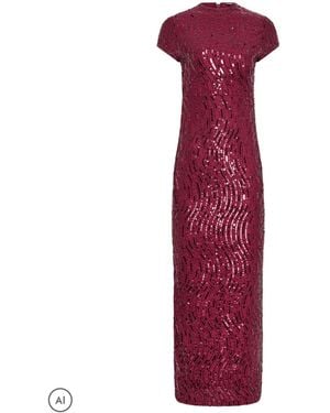 Long Tall Sally Sequin Maxi Dress - Purple