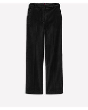 Boden Canonbury Velvet Pants - Black