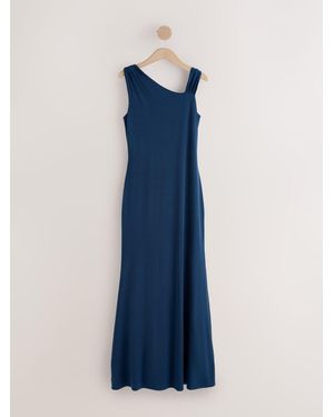 Next Cowl Back Maxi Occasion Dress - Blue