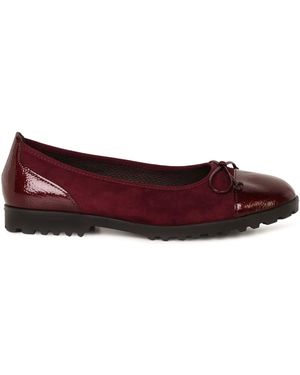Gabor Temptation Ballerina Shoes - Red