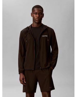 Calvin Klein Lightweight Shell Wind Jacket - Brown