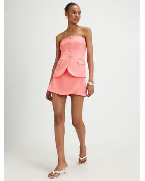 River Island Wrap Skort - Pink