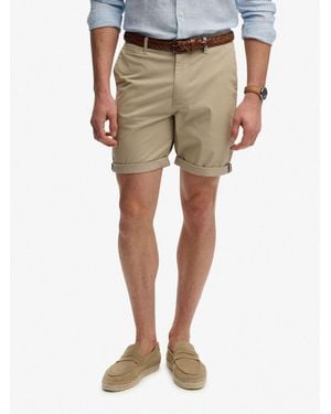 Superdry Premium Regular Chino Shorts - Natural