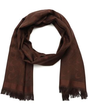 COACH Bias Signature C Oblong Scarve - Brown