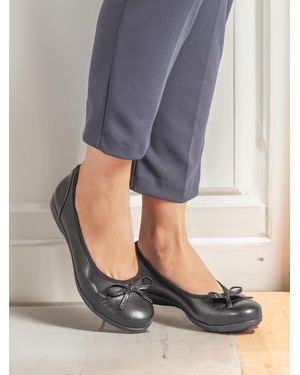 Pavers Flat Ballet Shoes - Gray