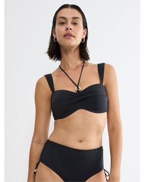 Triumph Summer Twist Padded Bandeau Bikini - Black