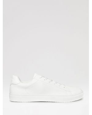 Threadbare Pu Court Sneakers - Natural