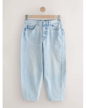 Next Barrel Leg Jeans - Blue