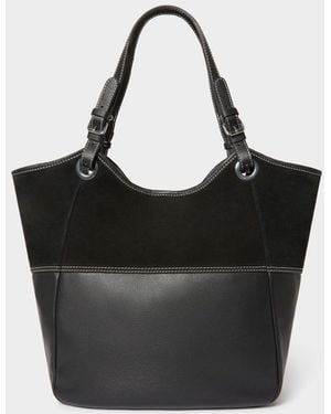 Osprey The Woodstock Suede Tote Bag - Black