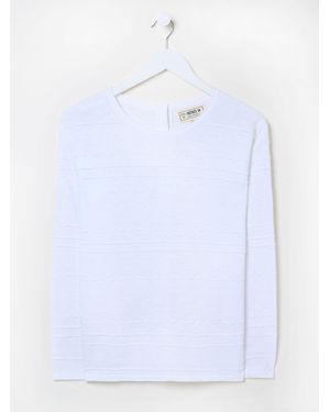 FatFace Fatface Isabelle Knitted Sweater - White