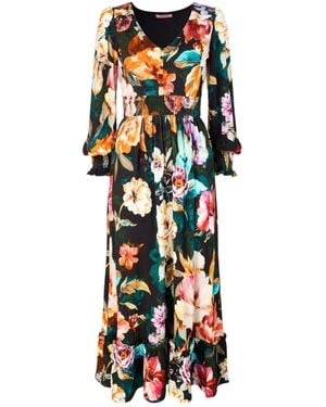 Joe Browns Floral Jersey Maxi Dress - White