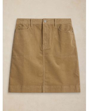 White Stuff Tia Cord Skirt - Natural