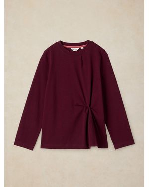 White Stuff Grace Twist Top - Purple