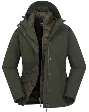 Mountain Warehouse Alaskan 3-In-1 Waterproof Jacket - Gray