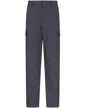Mountain Warehouse Winter Delta Fleece Lined Regular Fit Trousers - Blue