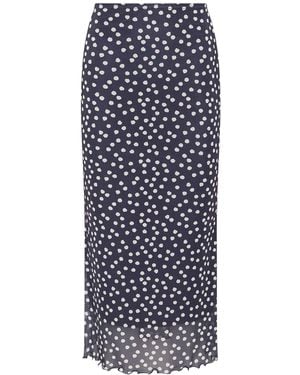 M Com Mesh Maxi Skirt - Blue