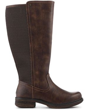Pavers Ladies Casual Long Boots - Brown