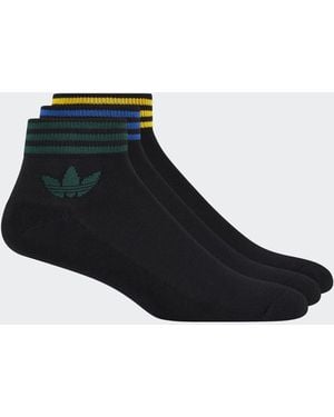 adidas Originals Trefoil Ankle Socks - Black