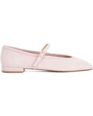 dunelondon Hearthrob-Balletschuhe Aus Veloursleder - Pink