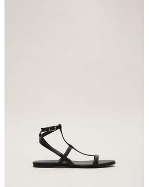 Phase Eight Phase Eight Strappy Flat Sandals - Natural