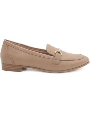 Pavers Snaffle Detail Shock Absorbing Moccasins - Brown