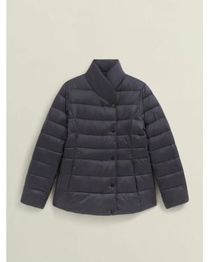 Hobbs Petite Tana Puffer Jacket - Blue