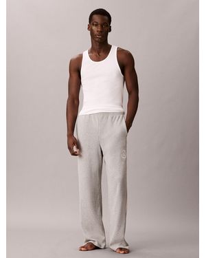 Calvin Klein Soft Waffle Lounge Sweatpants - Natural