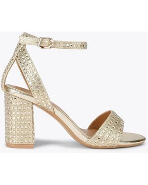 Carvela Kurt Geiger Shine Wide Fit Kianni Sandals - Metallic