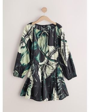 Next Long Sleeve Mini Dress - Multicolor