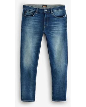 BOSS Slim Fit Delaware Stretch Jeans - Blue