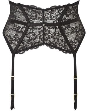 Ann Summers Corset Belt Sexy Lace Waspie Suspender - Gray