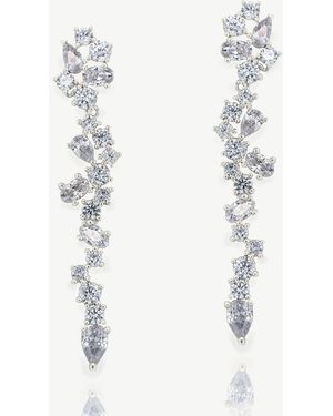 Ivory & Co. Co Islington Ohrhänger Mit Kristallbesatz​​​​​​​ - Weiß