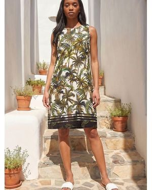 Roman Petite Sleeveless Shift Dress - Black