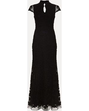 Phase Eight Wenda Tapework Maxi Dress - Black