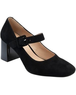 Lotus Suede Court Shoes - Black