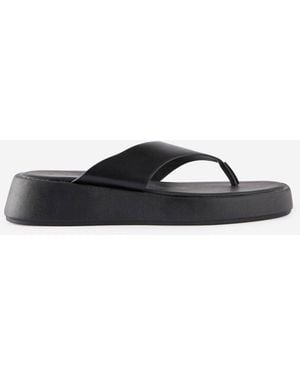 Cotton On Bowie Flatform Sandals - Black