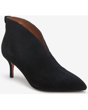 Shoe The Bear Suede Valentine Pointed Shoe Boots - Black