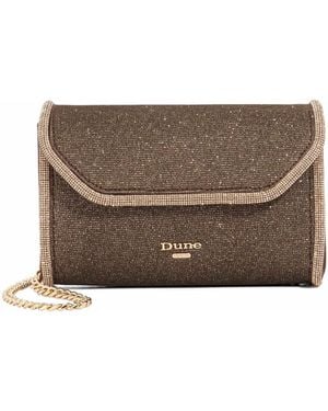 Dune Bellini Border Foldover Clutch - Gray