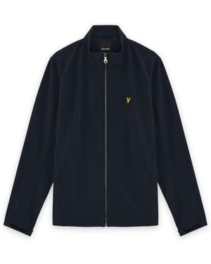 Lyle & Scott Mesh Back Softshell Funnel Neck Jacket - Blue