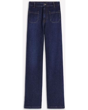 Boden Straight Leg Pocket Jeans - Blue