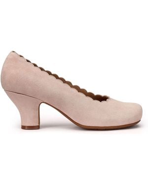 Hotter Wide Fit Jive Slip-On Shoes - Pink
