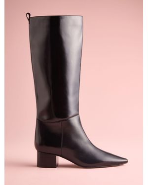 Next Tabitha Simmons X Cassidy Knee High Block Heel Boots - Pink