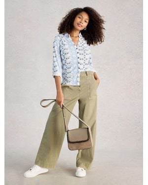 White Stuff Annie Jersey Shirt - Natural