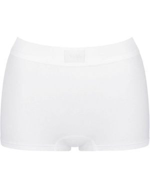 Sloggi Ground Short 2 Pack Double Comfort T Tai Briefs - White