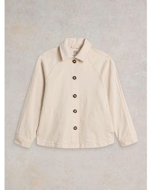 White Stuff Eden Denim Jacket - Natural