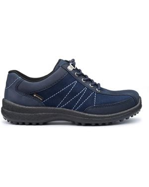 Hotter Wide Fit Mist Gtx Lace-Up Shoes - Blau