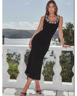 Elliatt Marina Midi Dress - Black