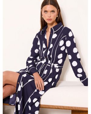 Long Sleeve Lipsy Spot Hanky Hem Dress Buy Lipsy Black/White Long Sleeve  Gathered Waist Polka