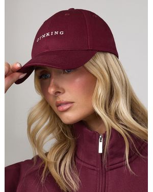 Gym King Linear Pitcher Cap - Red